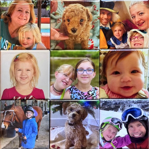 9 Photo Magnet Set
