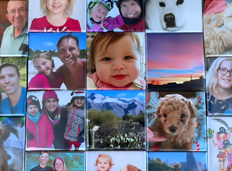 9 Photo Magnet Set